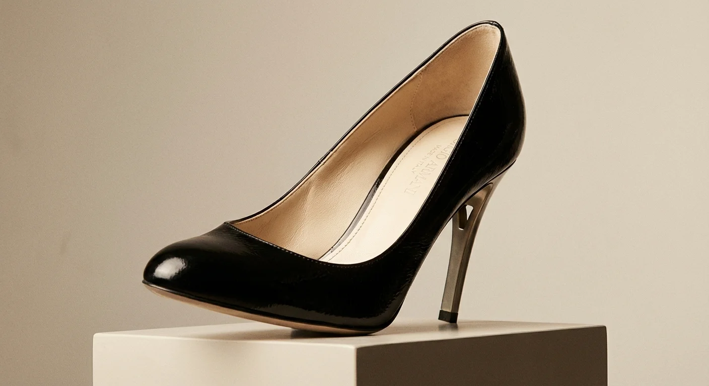 Pantof stiletto de calitate superioară, prezentat pentru a evidenția structura și suportul.